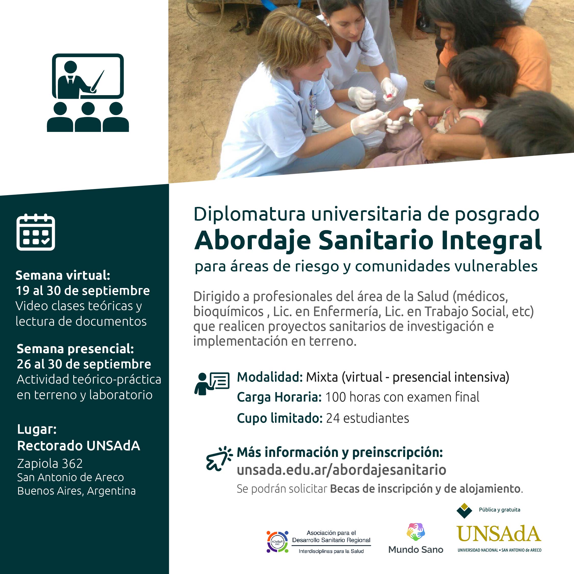 Curso Abordaje Sanitario Integral Para Reas De Riesgo Y Comunidades Vulnerables6 6 Mesa De Trabajo 1
